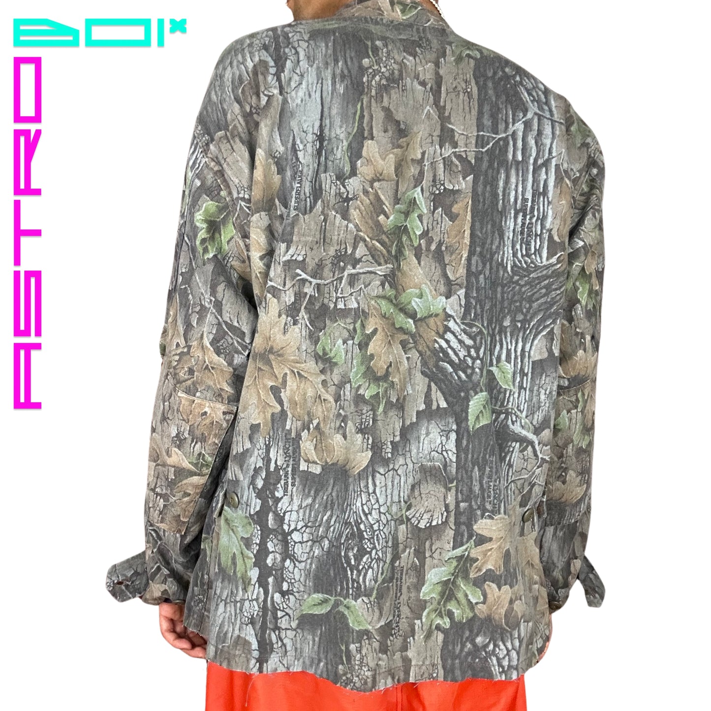 ASTROBOI* DECONSTRUCTED REAL TREE UTILITY JACKET