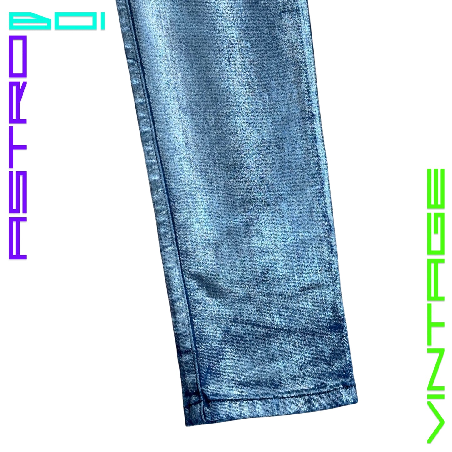 DIESEL HOLOGRAPHIC SKINNY JEANS _26"