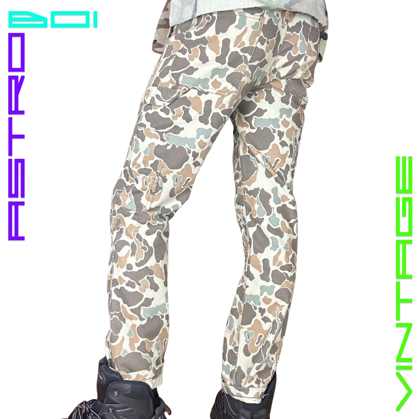 WALLACE & BARNES DUCK CAMOUFLAGE UTILITY PANTS _ 31x32