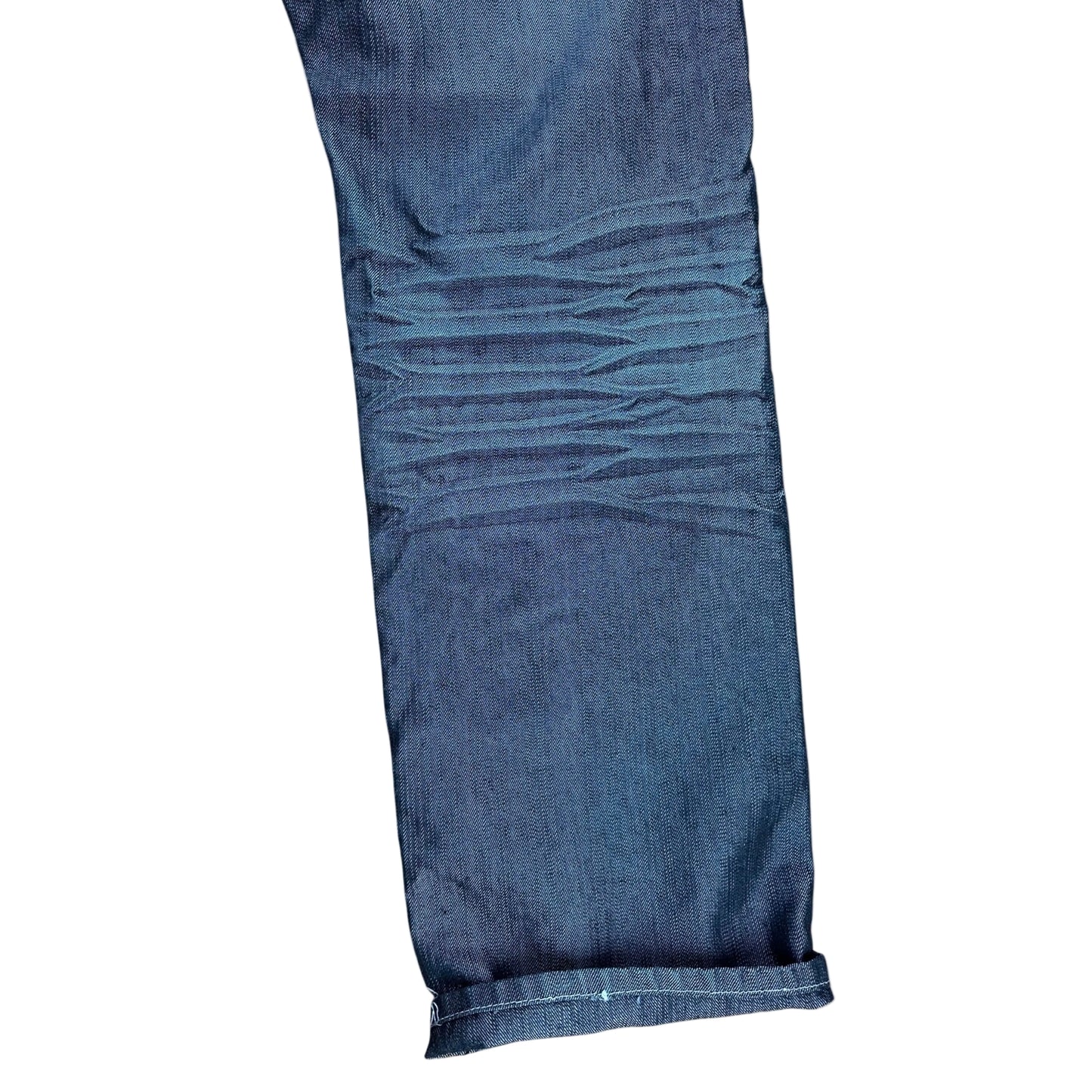 Vintage Champs Y2K Blue/Silver Chambray Jeans - 32"