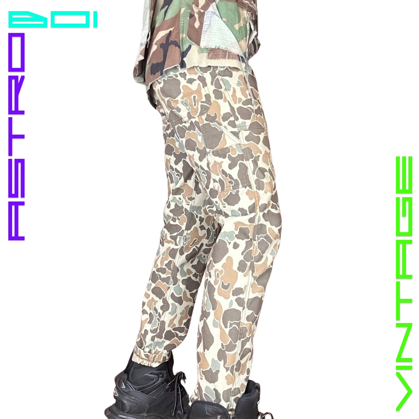 WALLACE & BARNES DUCK CAMOUFLAGE UTILITY PANTS _ 31x32