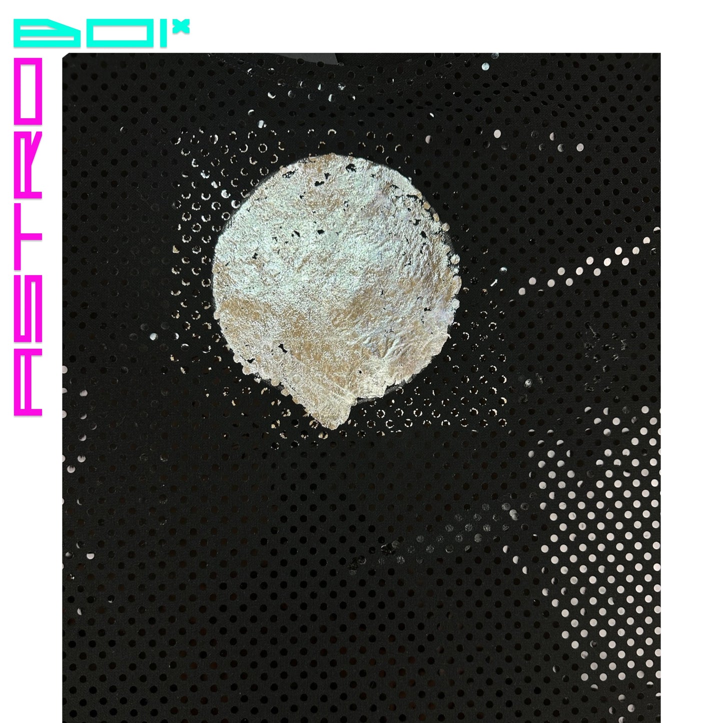 ASTROBOI* CUSTOMIZED 'FULL MOON' SEQUIN T-SHIRT