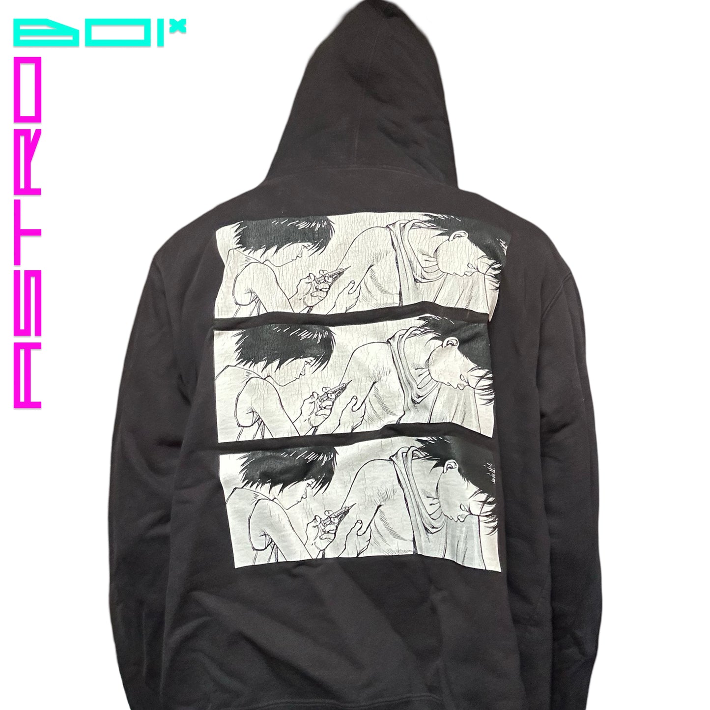 Supreme x Akira Black Oversized Anime Sweatshirt - XL