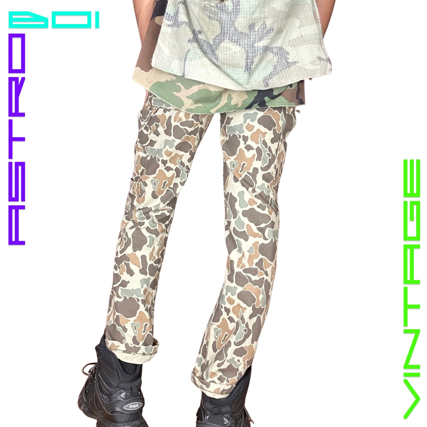 WALLACE & BARNES DUCK CAMOUFLAGE UTILITY PANTS _ 31x32