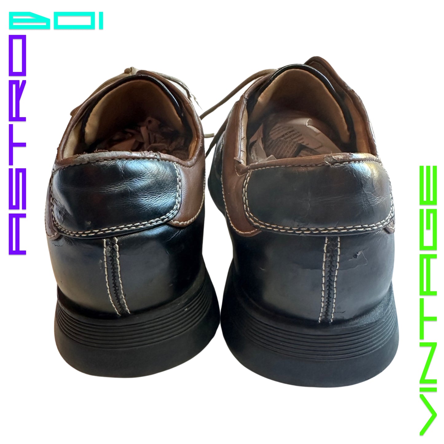 VINTAGE PHYS.SCI FAUX LEATHER CHUNKY BOWLING SHOES