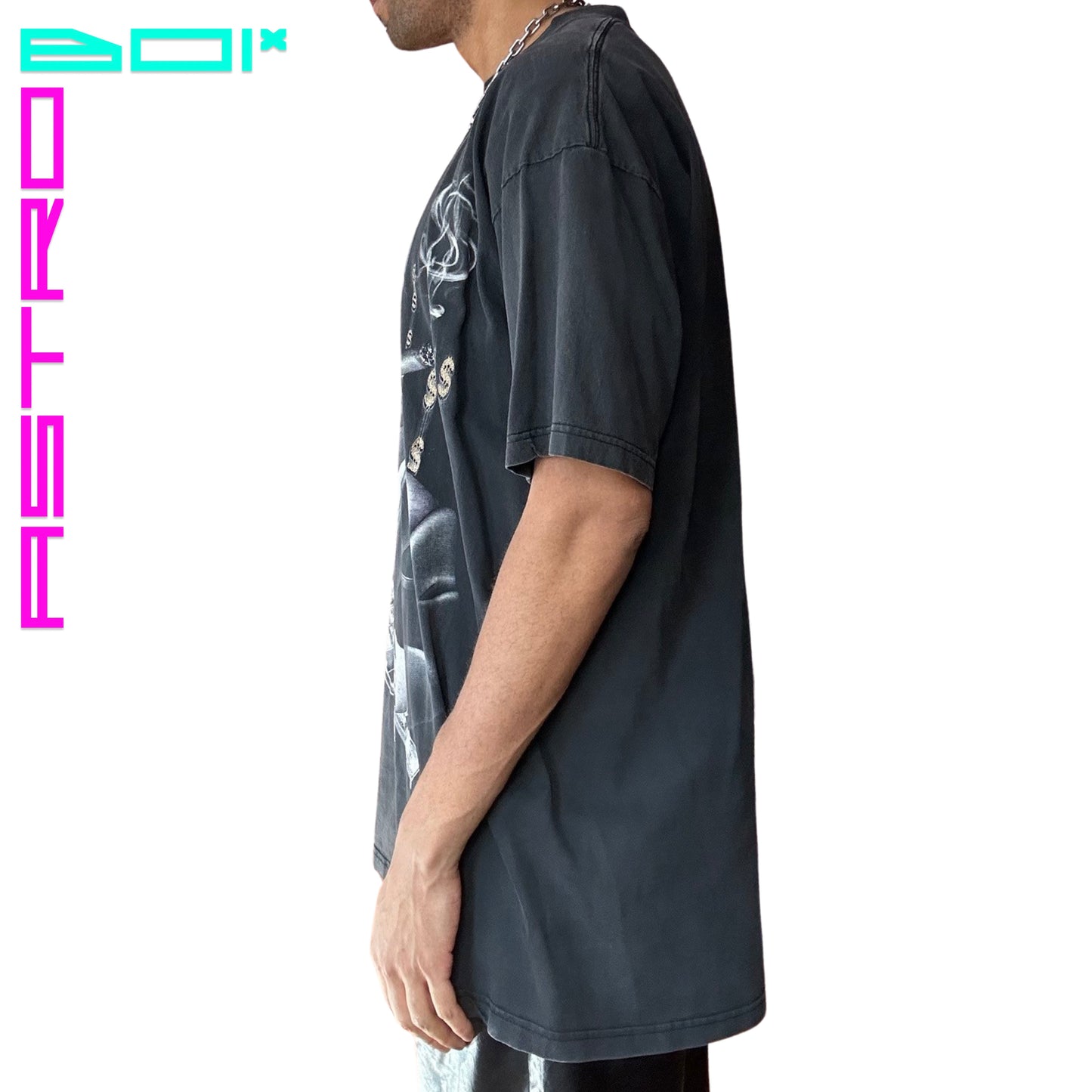 HOMER SIMPSON "I'M A HUSTLA ASK ABOUT ME" OVERSIZED T-SHIRT