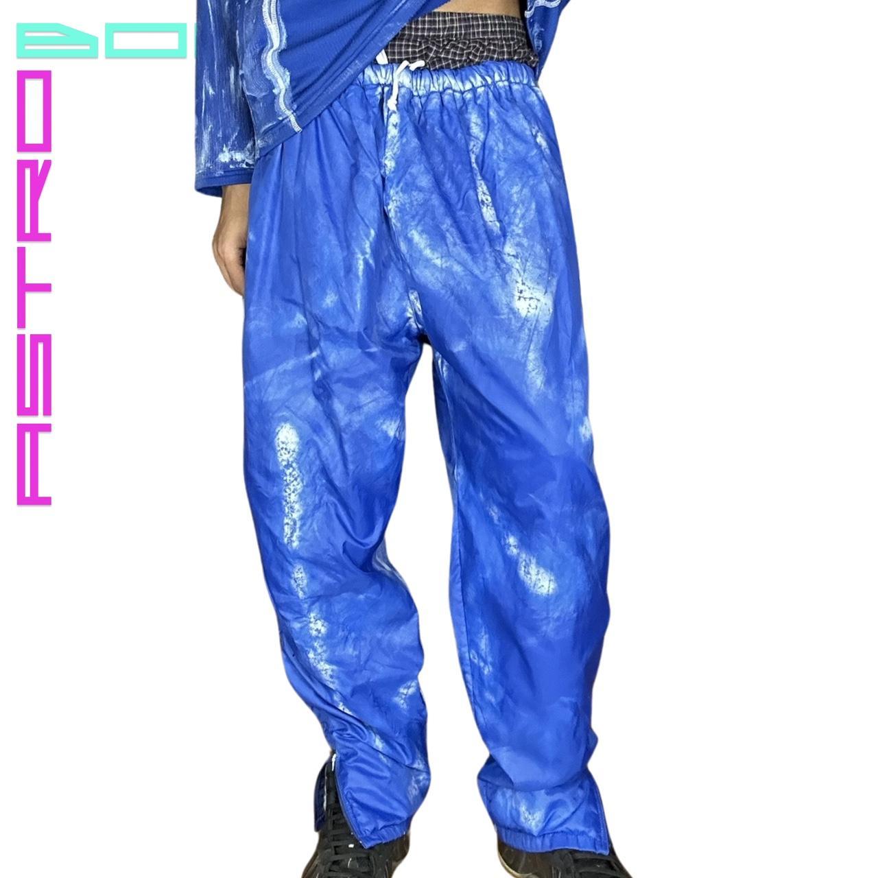 ASTROBOI* CLOUDY SKY BLUE NYLON SWEATPANTS_ XL