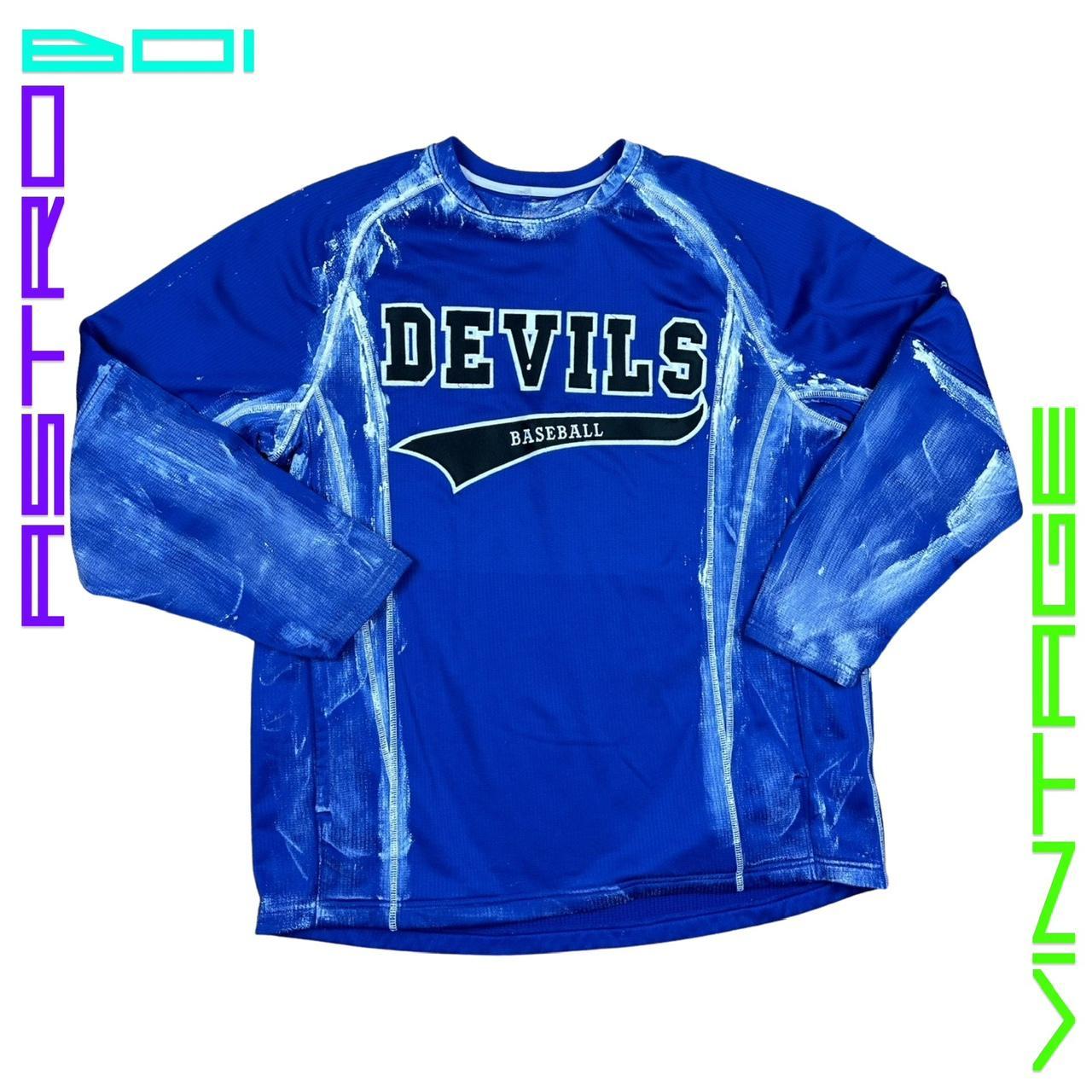 ASTROBOI* PAINTED DEVILS BASEBALL T-SHIRT _ LARGE