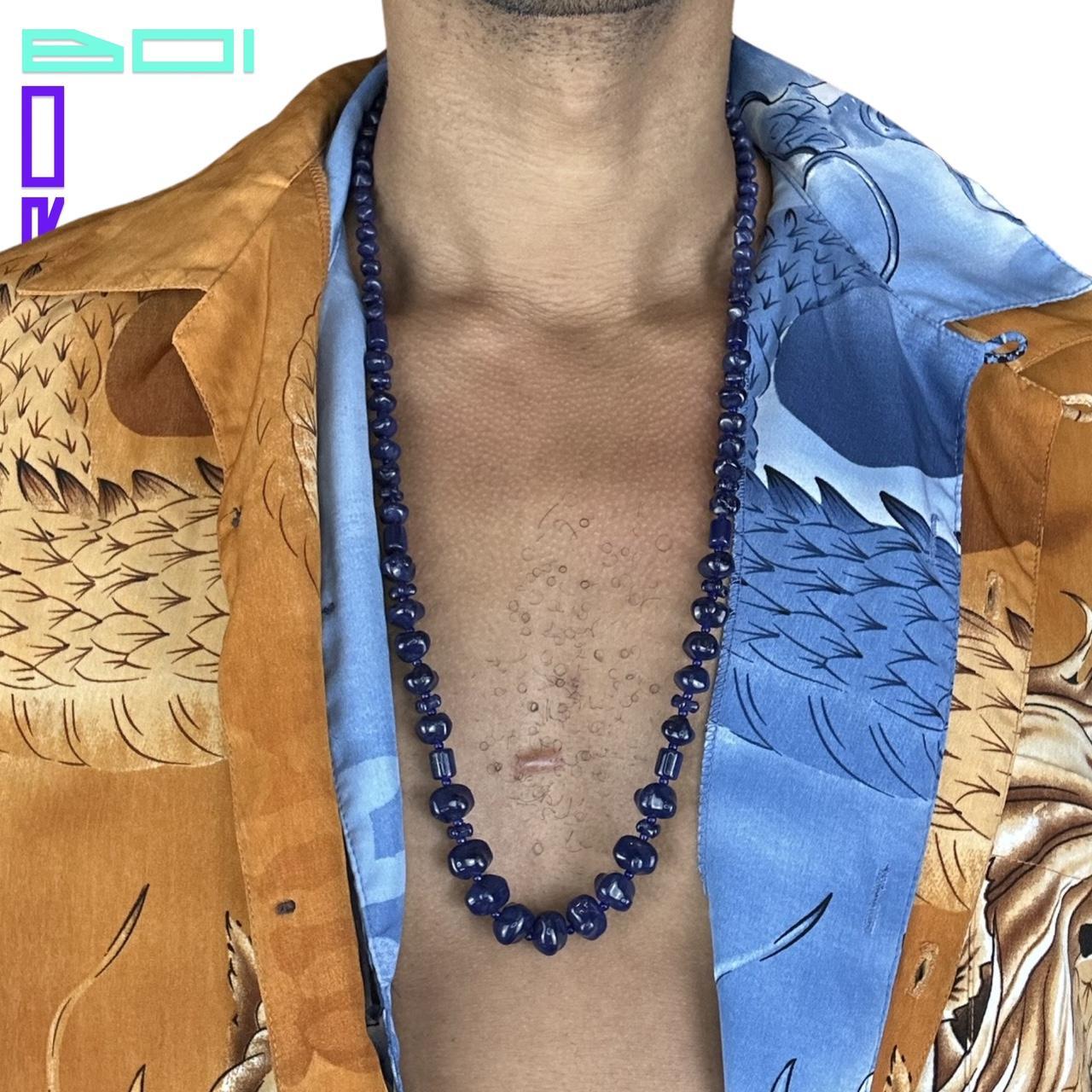 NEPTUNE BLUE BEADED NECKLACE