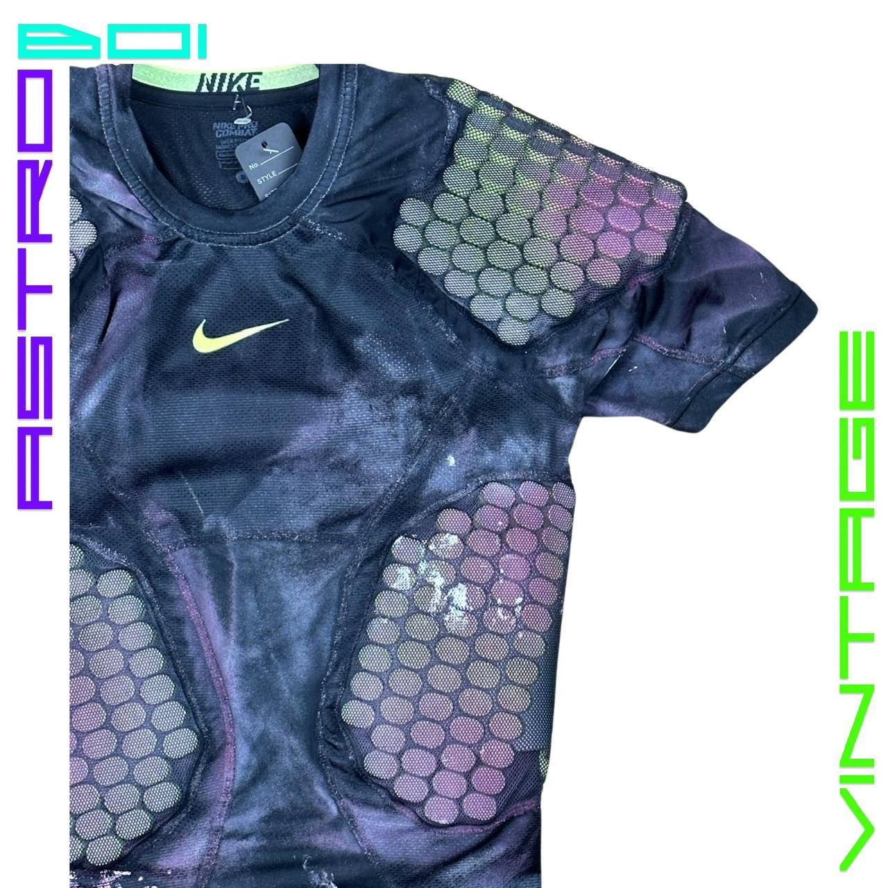 ASTROBOI* NIKE PRO BLACK FUTURISTIC COMPRESSION TOP