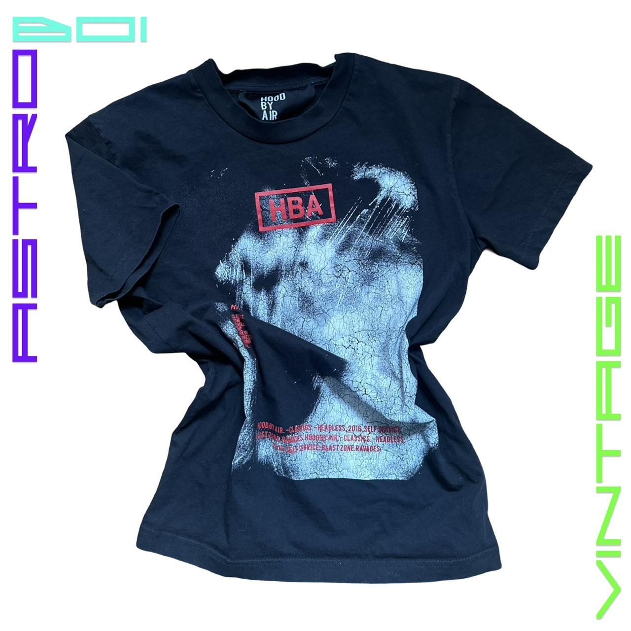 Vintage Hood By Air Black Graphic T-Shirt