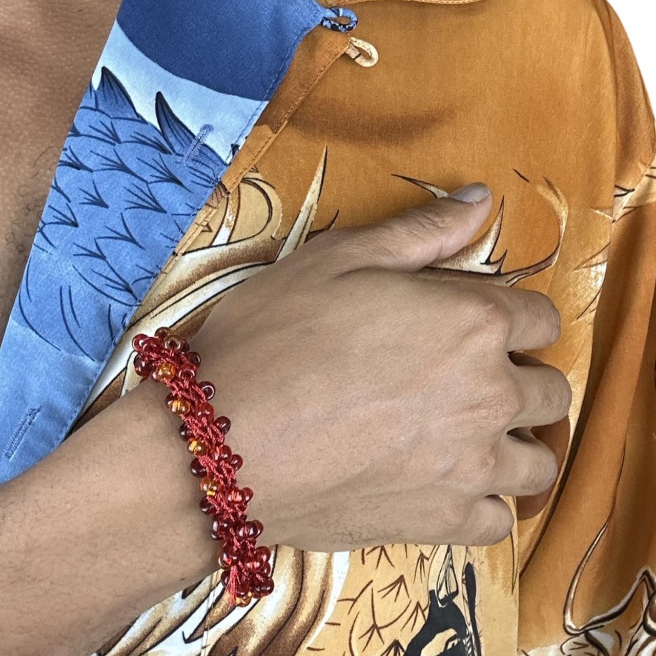 FRUITS OF VENUS BEADED CLUSTER BRACELET