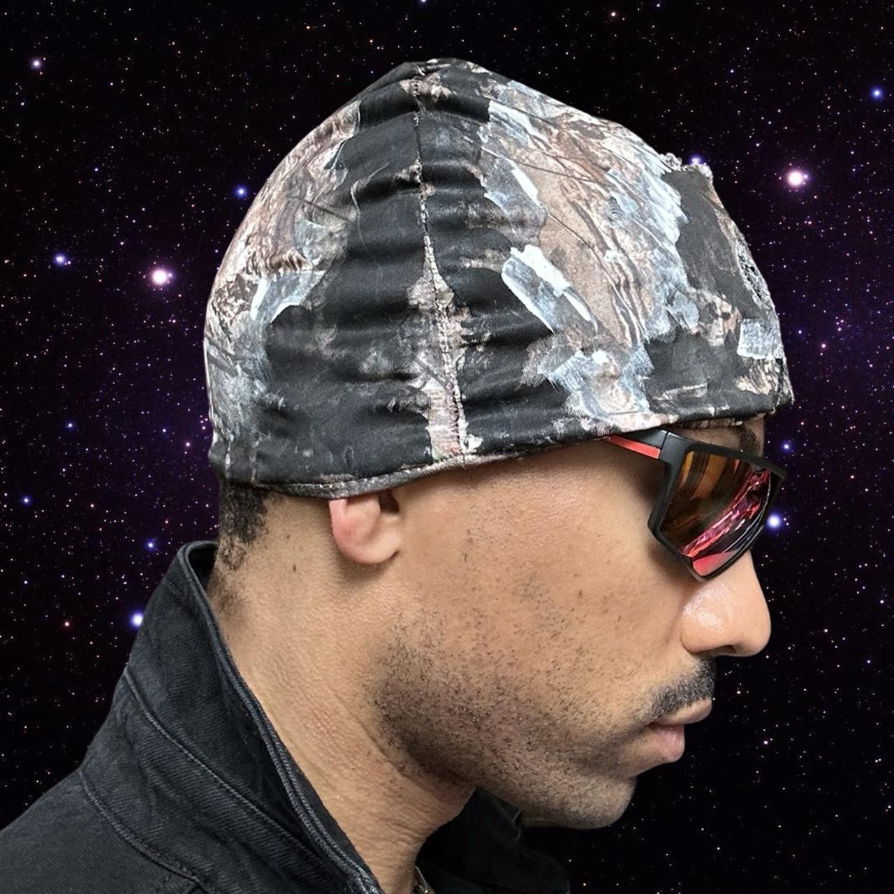 Mossy Oak 'Night Woods' Camouflage Poly Beanie - right