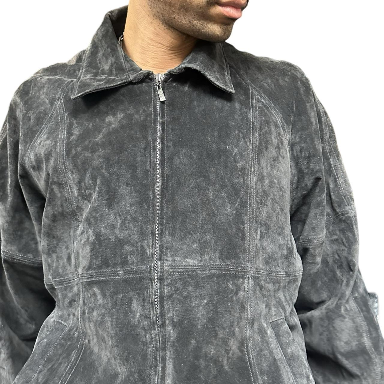 Vintage Newport Harbor Men's Classic Black Suede Jacket - XL