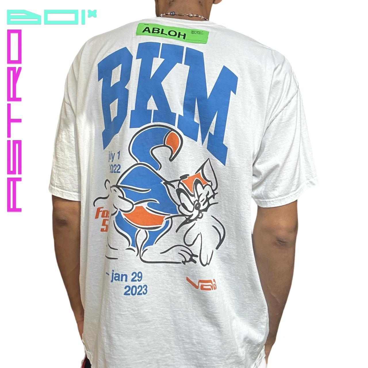 CHAMPION X VIRGIL ABLOH WHITE 'BKM' T-SHIRT _ XL