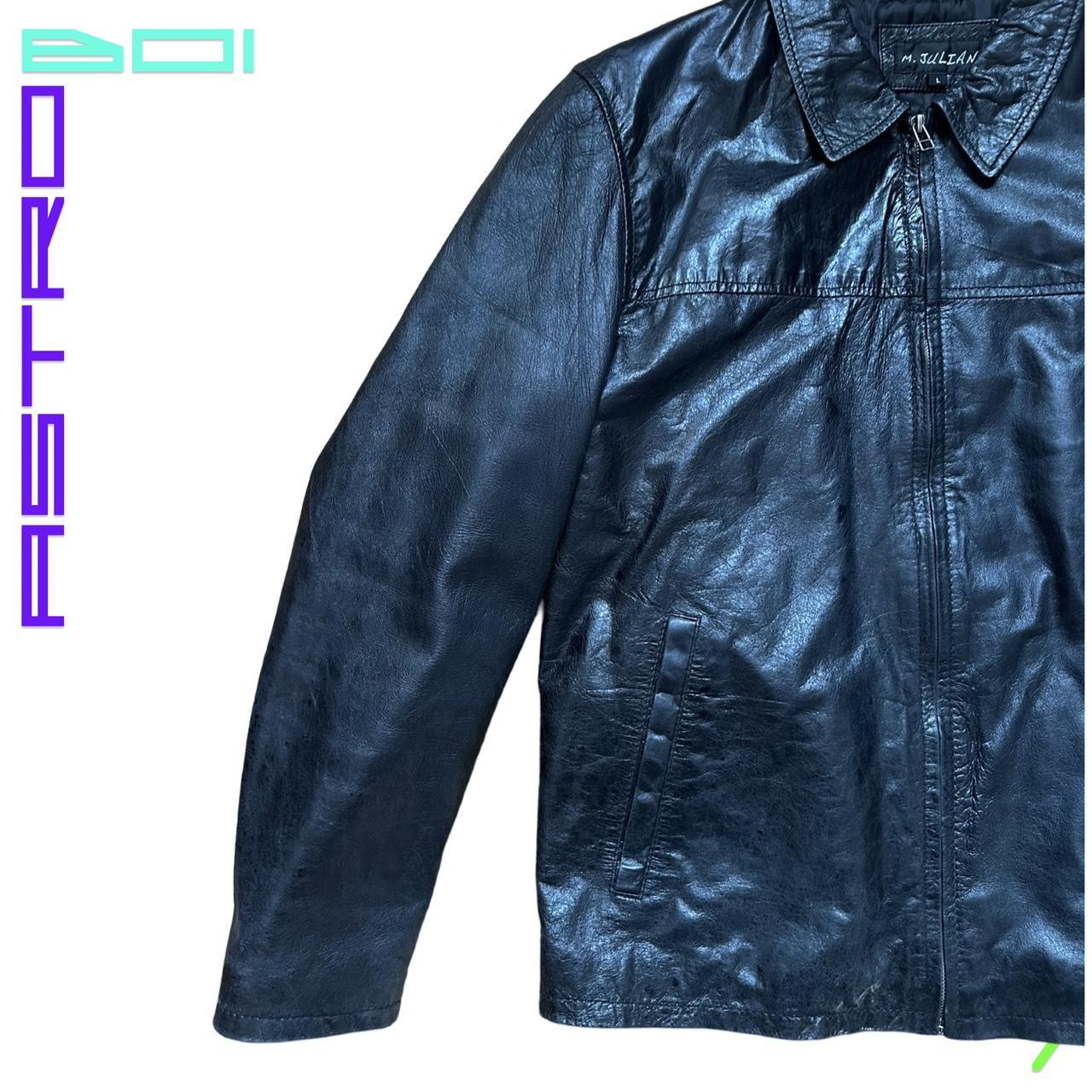 Vintage M. Julian Black Classic Leather Jacket - Large