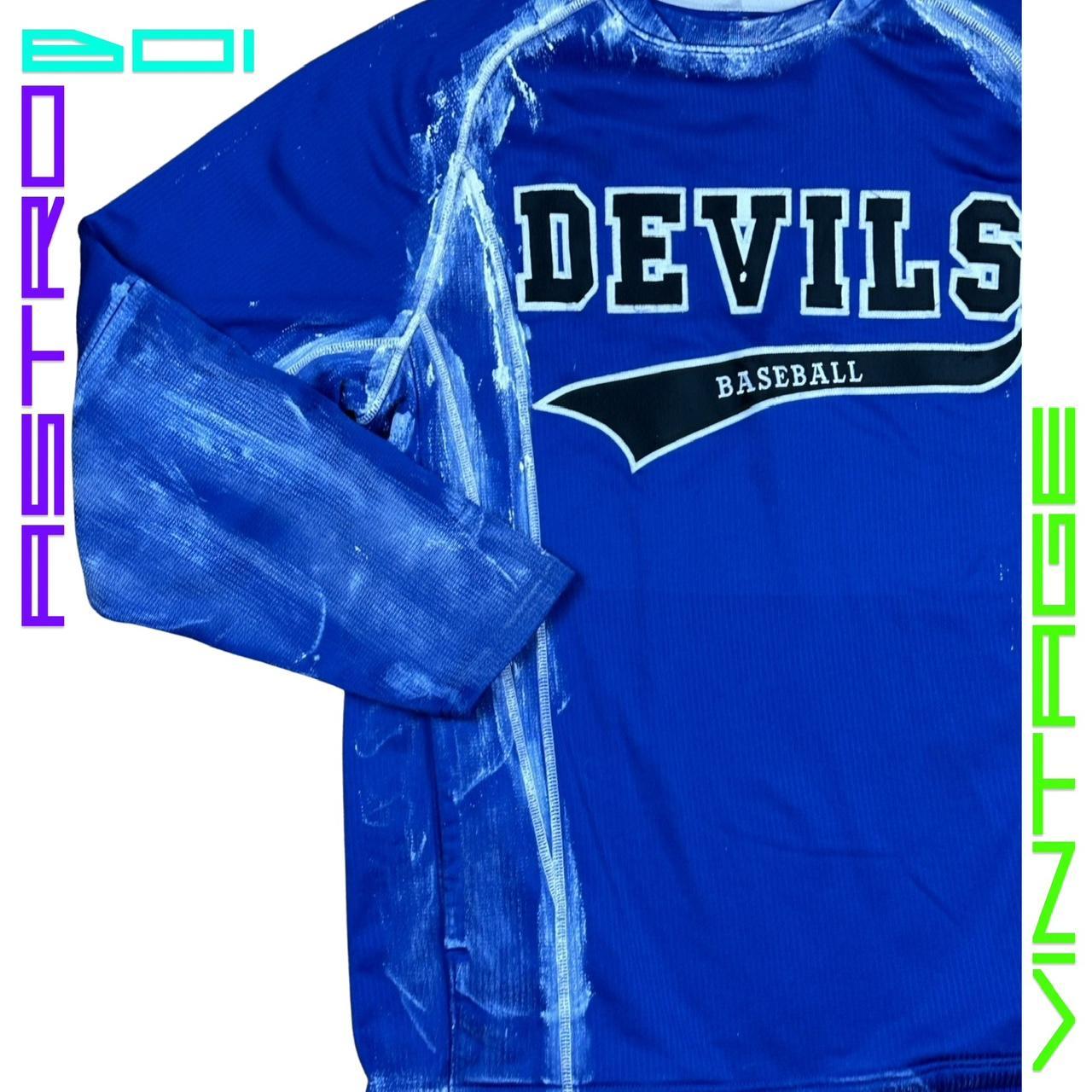 ASTROBOI* PAINTED DEVILS BASEBALL T-SHIRT _ LARGE