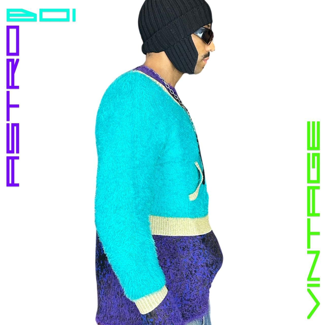 VINTAGE JUICY COUTURE TEAL SWEATER _ SMALL