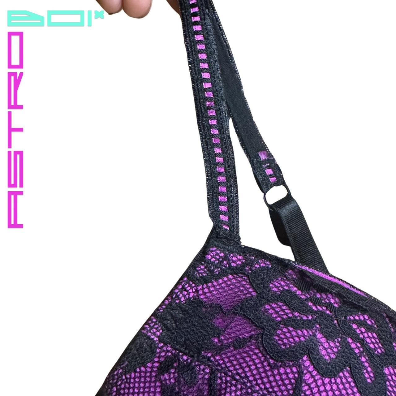 PINK + BLACK LACE BUSTIER