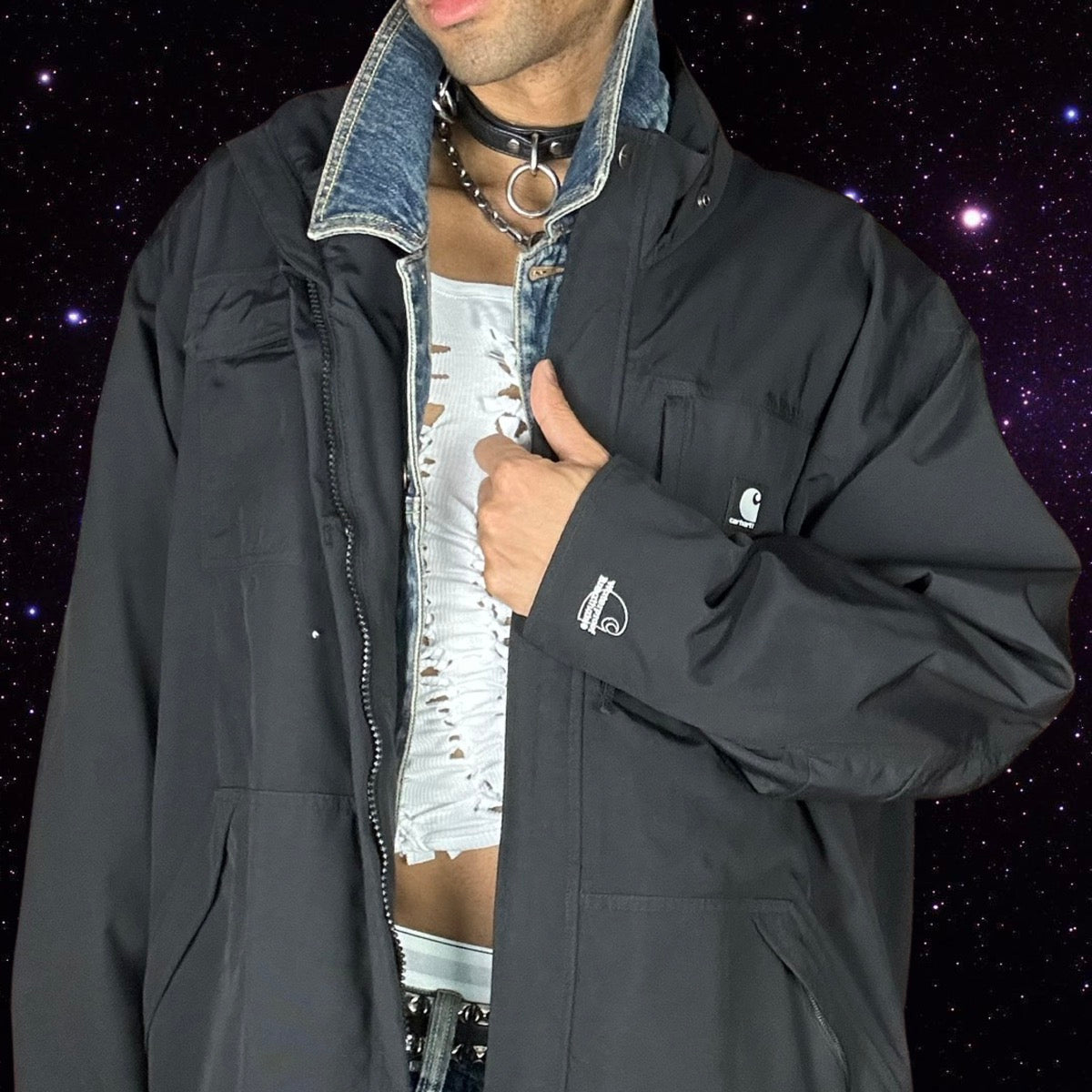 CARHARTT_ STORM DEFENDER ANORAK_ BLACK _ 3XL