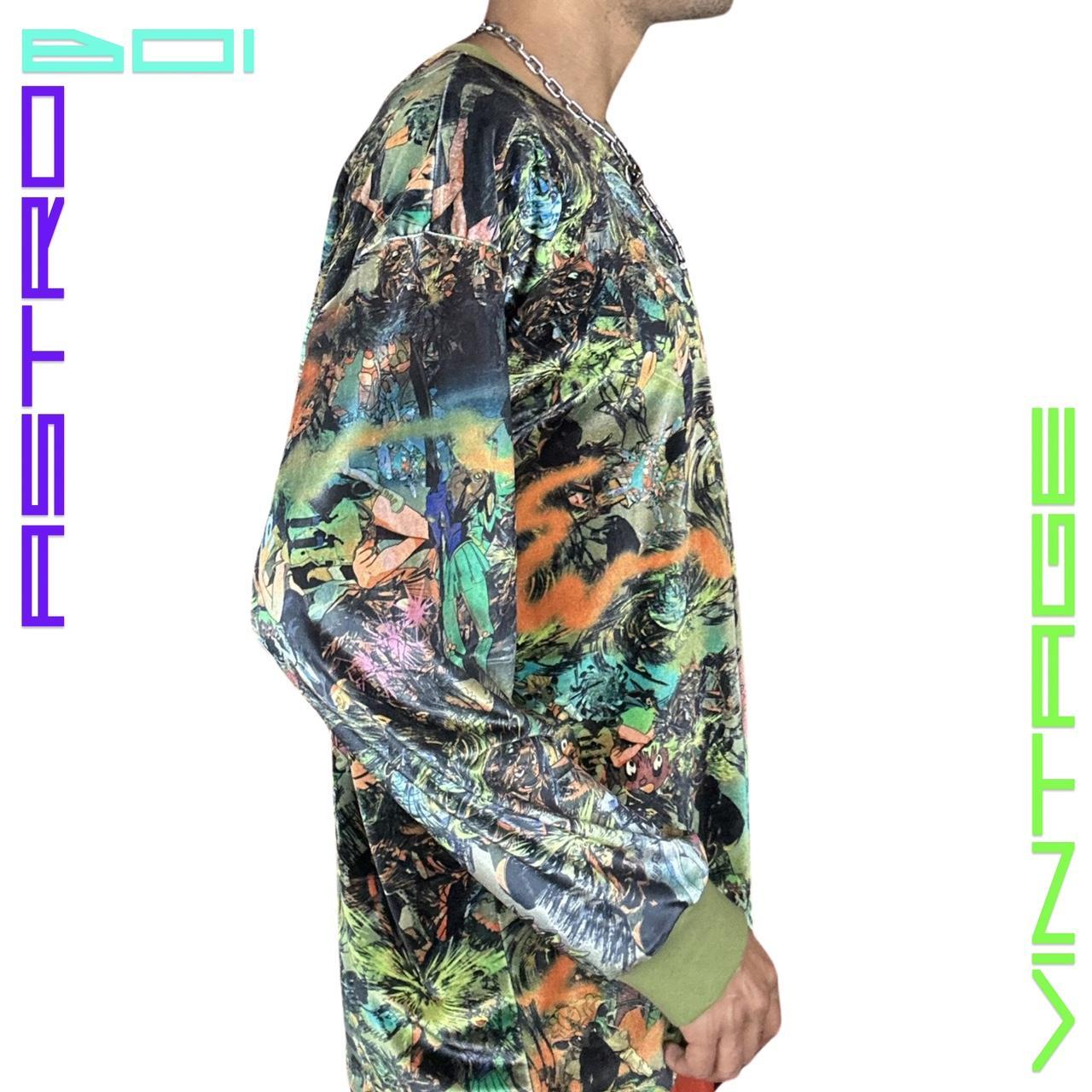 LIBERAL YOUTH MINISTRY VELOUR ANIME T-SHIRT _ XL