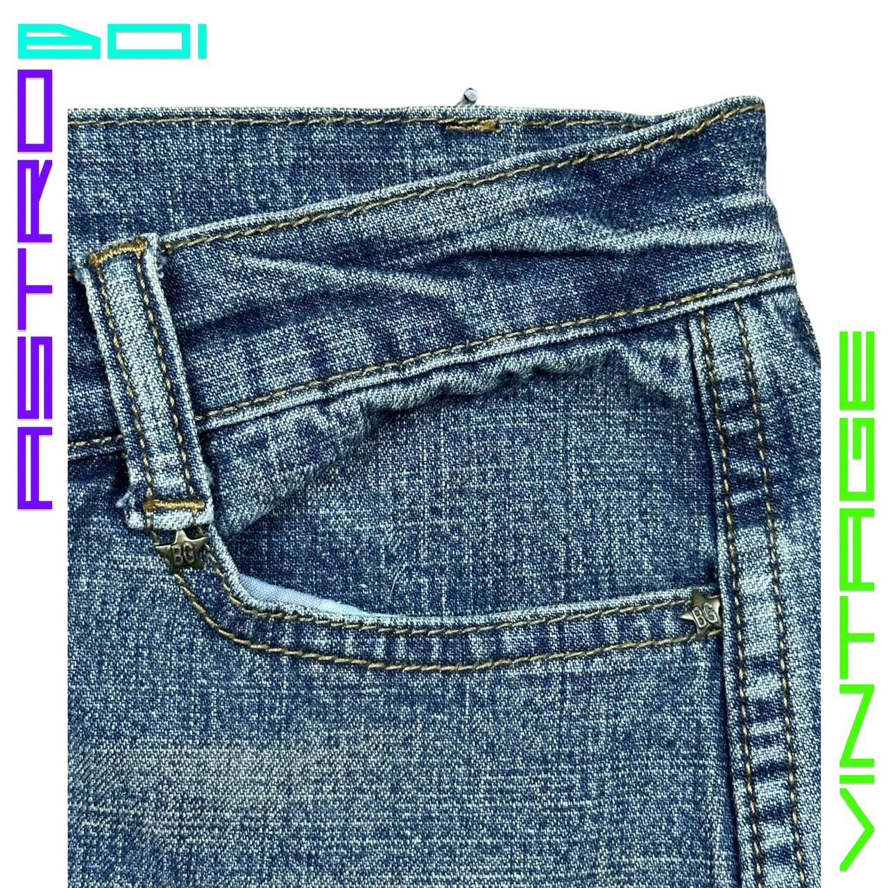 VINTAGE BUBBLE GUM FADED Y2K DENIM MAXI SKIRT