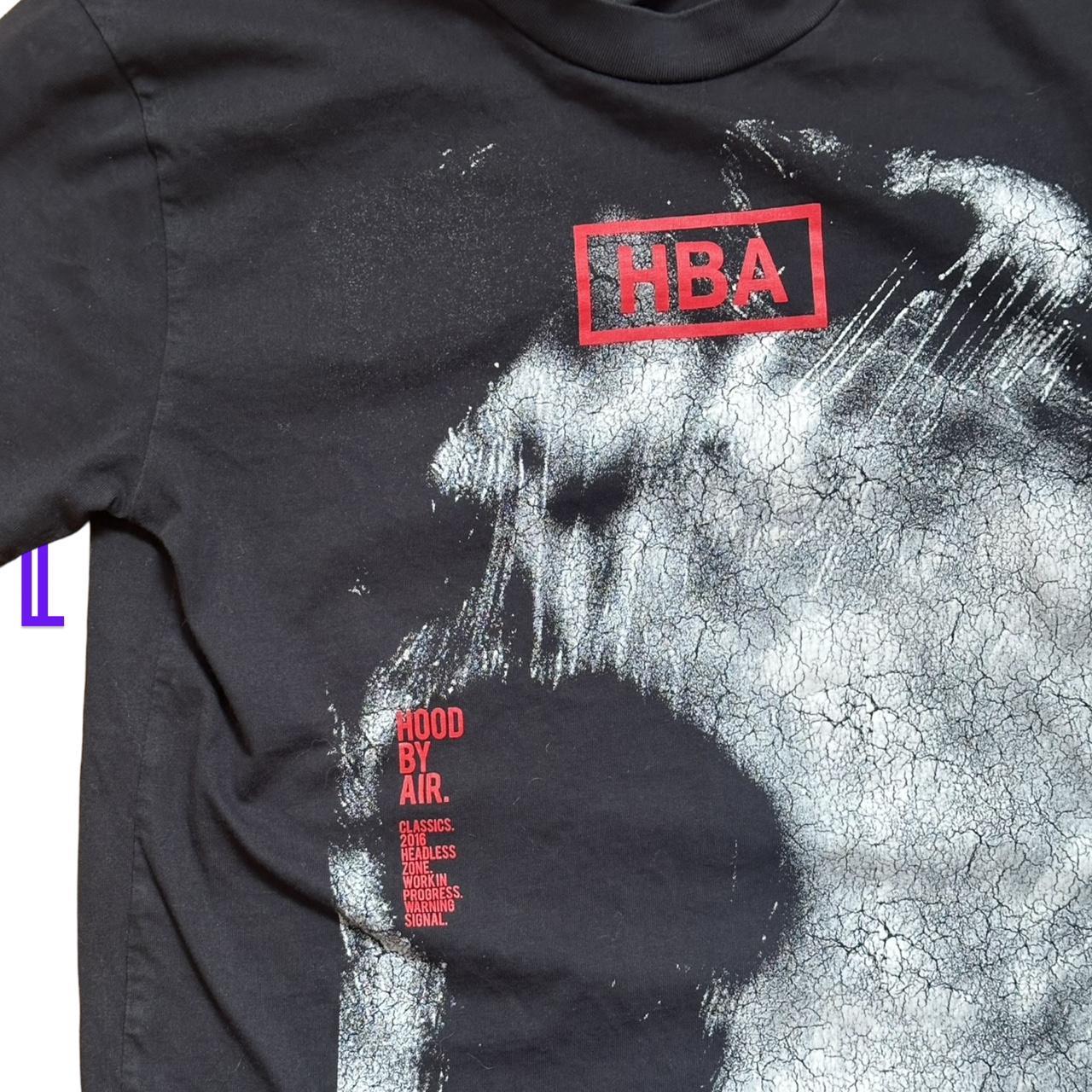 Vintage Hood By Air Black Graphic T-Shirt - Small