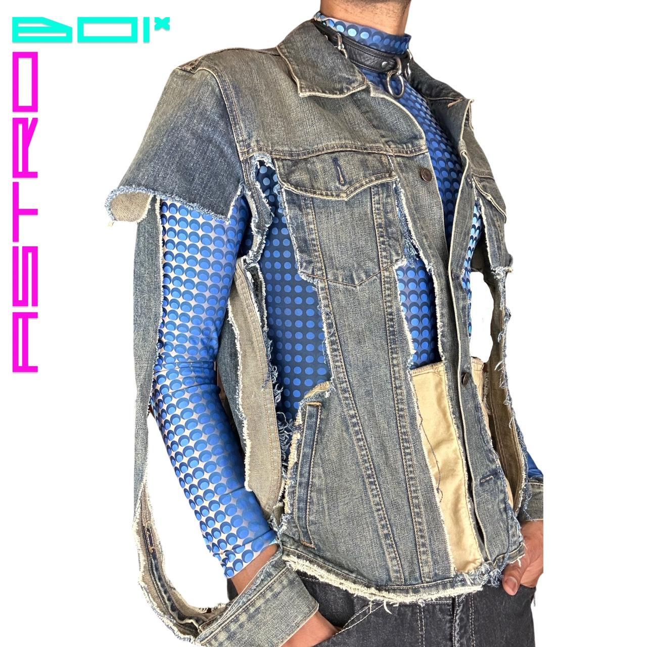 ASTROBOI* DECONSTRUCTED SAMURAI DENIM JACKET _ XL