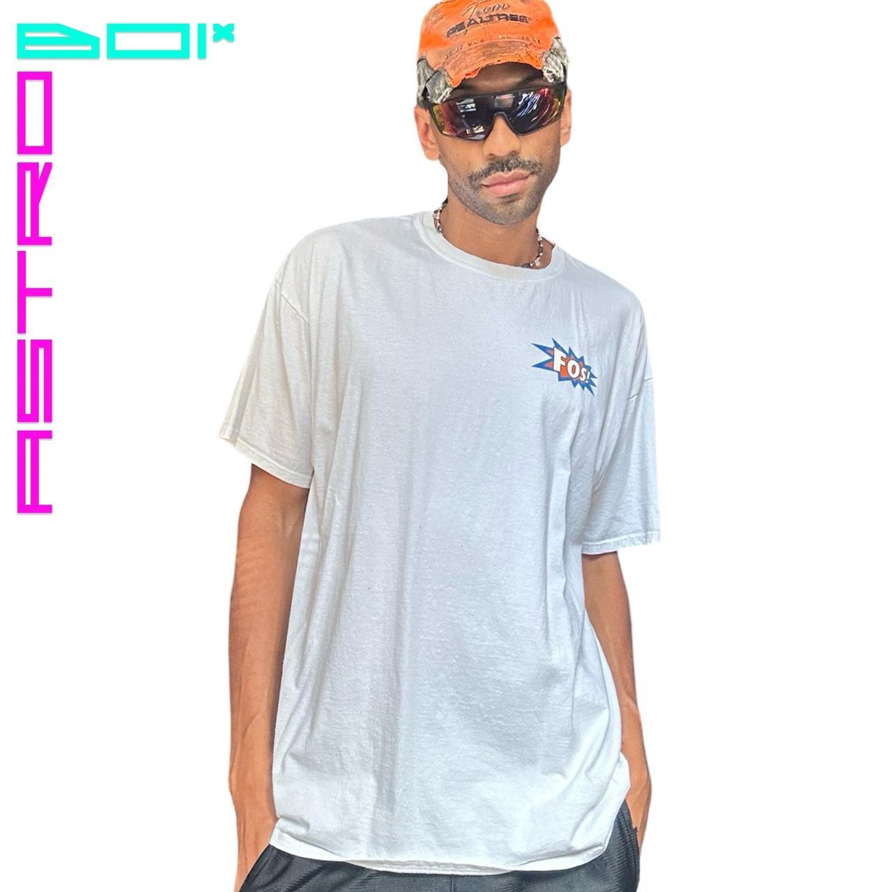 CHAMPION X VIRGIL ABLOH WHITE 'BKM' T-SHIRT _ XL
