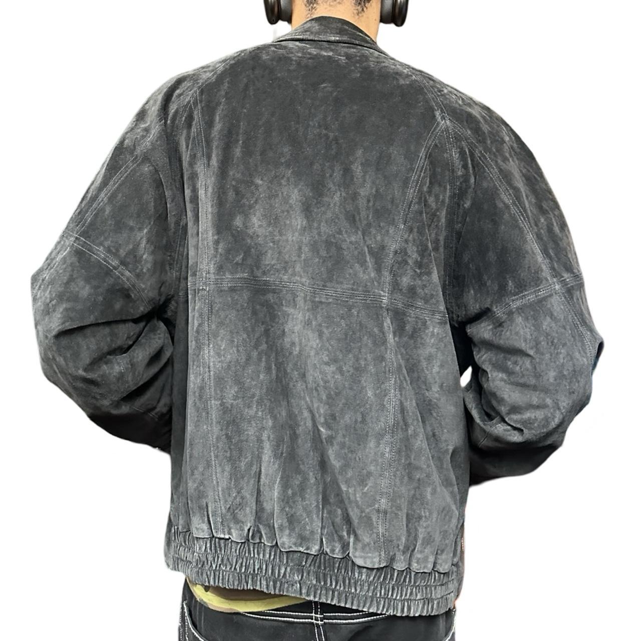 Vintage Newport Harbor Men's Classic Black Suede Jacket - XL