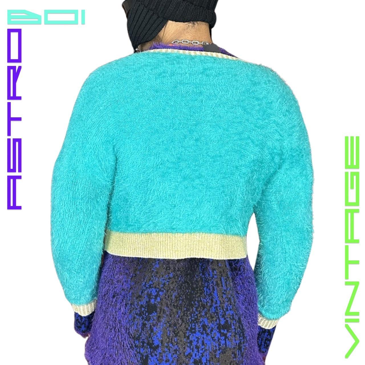 VINTAGE JUICY COUTURE TEAL SWEATER _ SMALL
