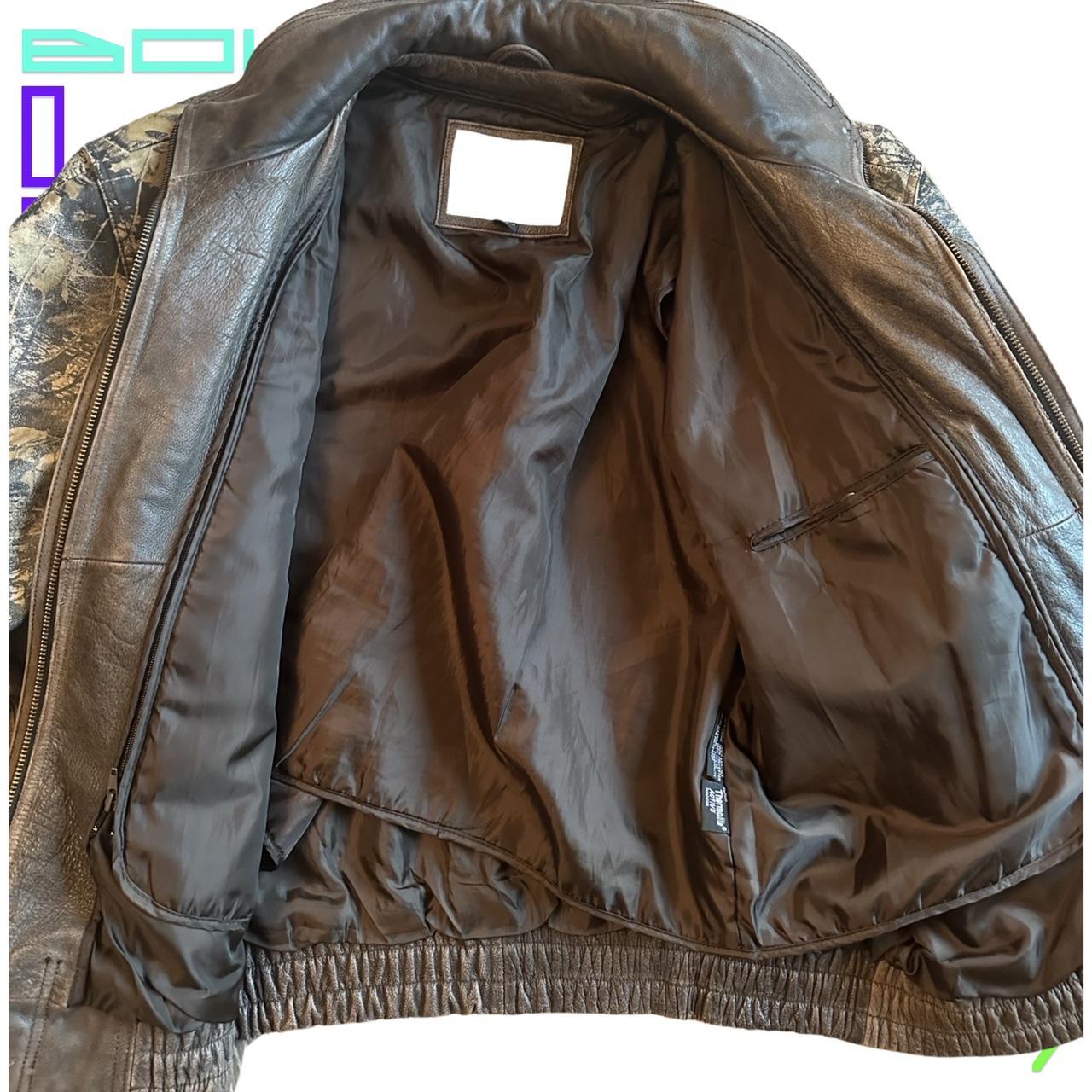 WEBER REAL TREE BOMBER BOMBER JACKET_ BROWN_ XL