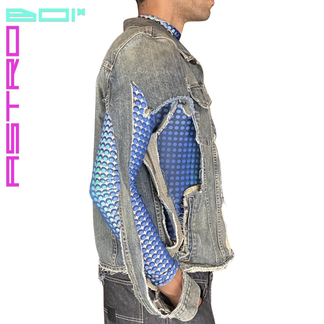 ASTROBOI* DECONSTRUCTED SAMURAI DENIM JACKET _ XL