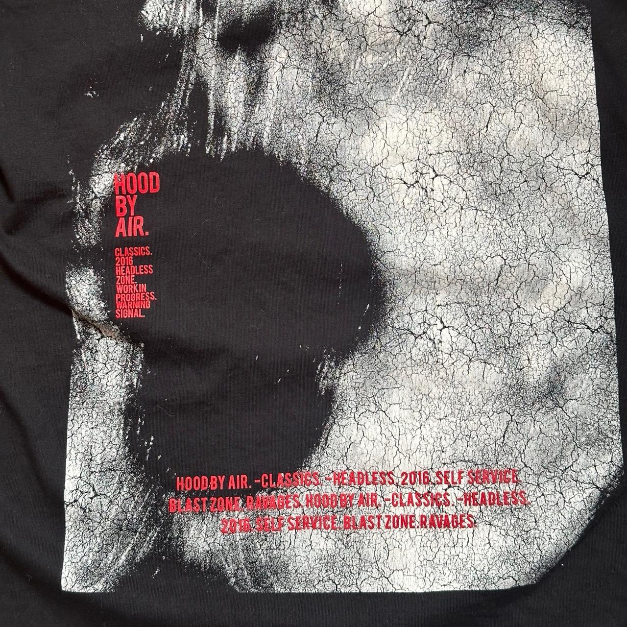 Vintage Hood By Air Black Graphic T-Shirt - Small