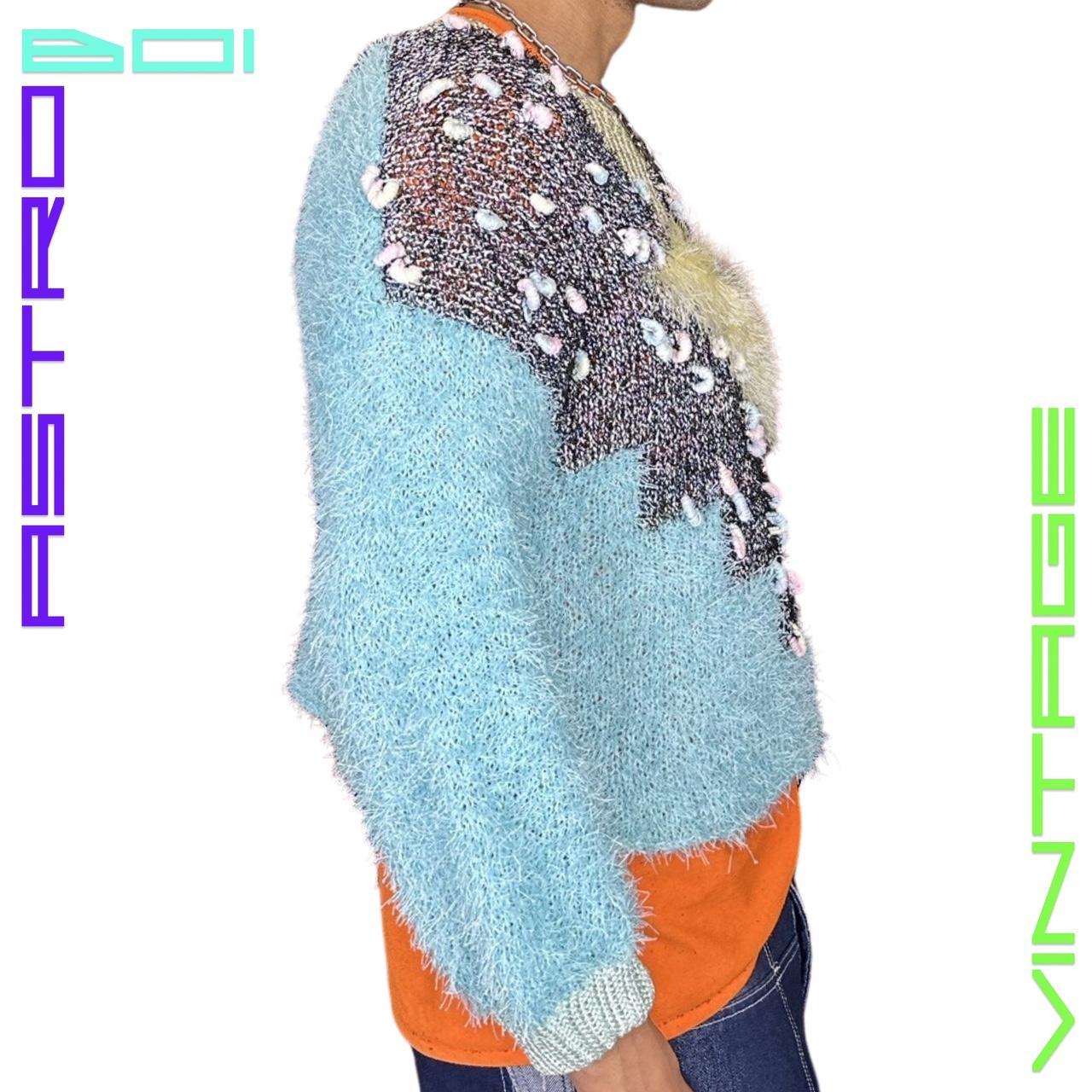 VINTAGE UGLY BLUE SWEATER