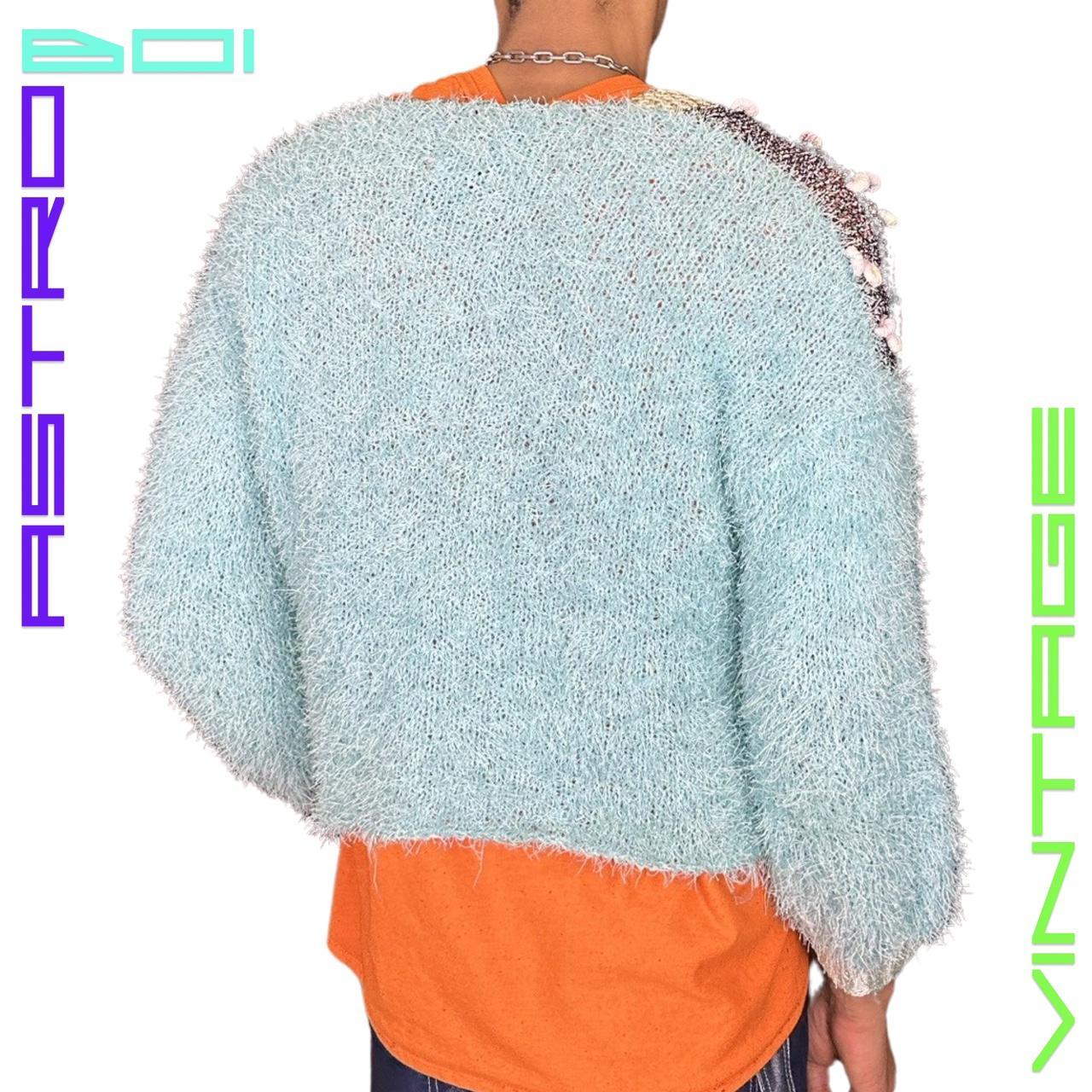 VINTAGE UGLY BLUE SWEATER