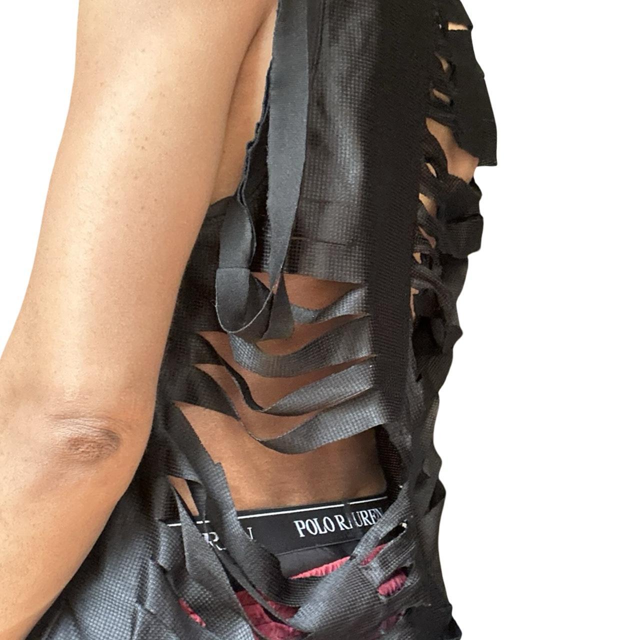 ASTROBOI* x Jordan Black Cut Out Rhinestone Basketball Tank – detail 2