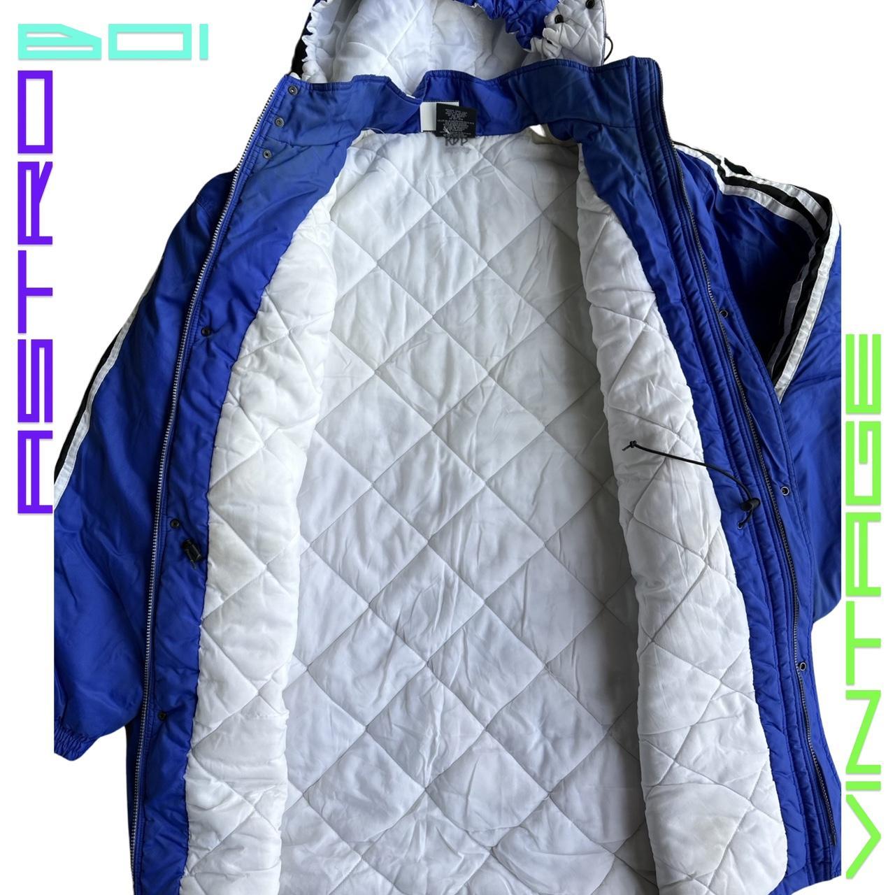ADIDAS PUFFER DUFFLE COAT _ BLUE _ XXL