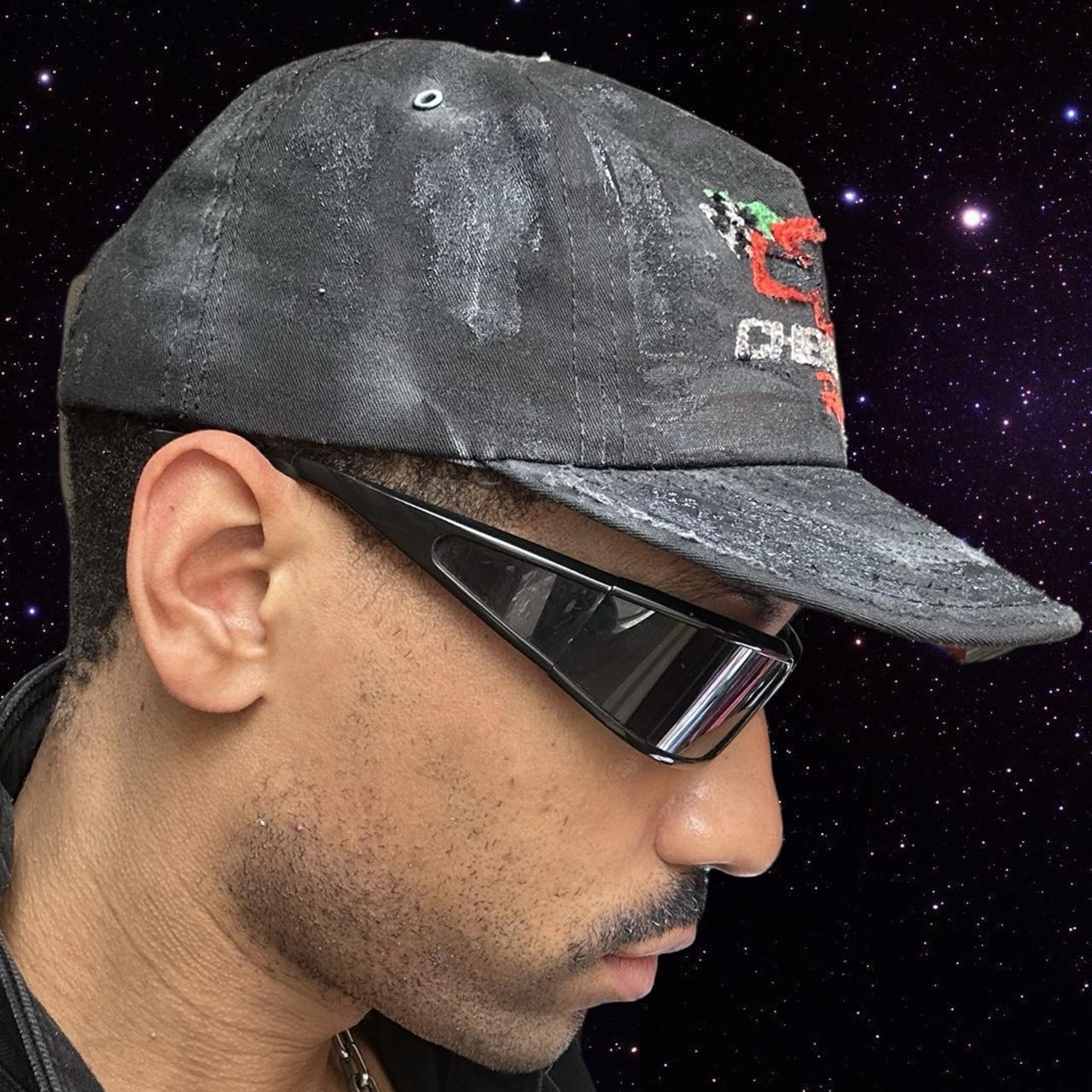 ASTROBOI* x Chevrolet Rhinestone Black Racing Cap - right