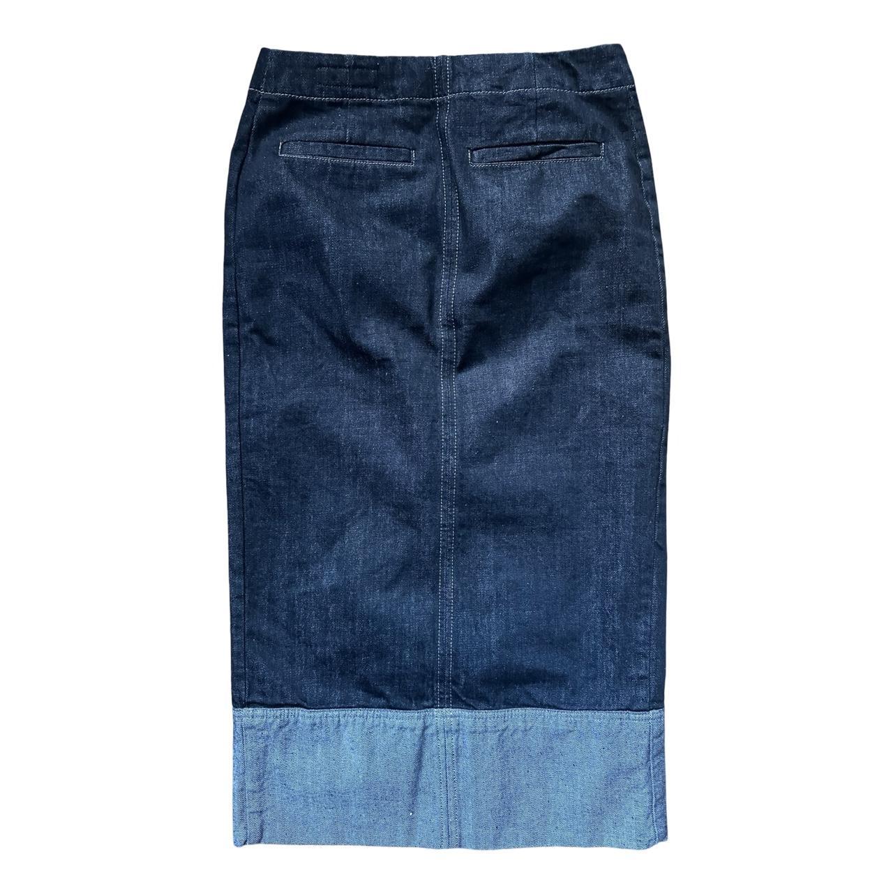Zara Womens Midi Jean Skirt - Small (back)