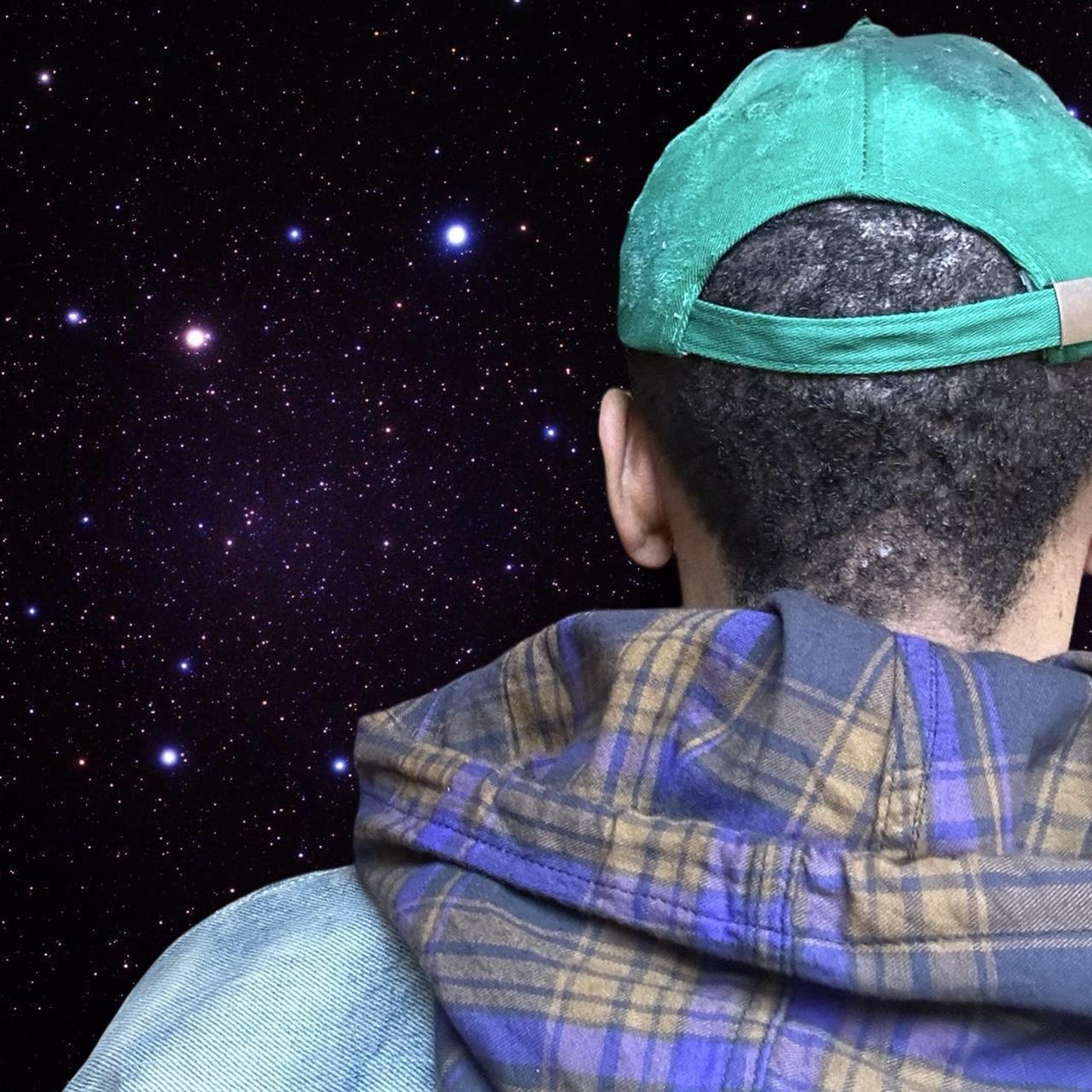 ASTROBOI* 'Smith' NYC Green Distressed Rhinestone Hat