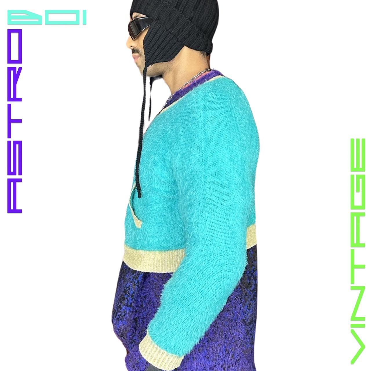 VINTAGE JUICY COUTURE TEAL SWEATER _ SMALL