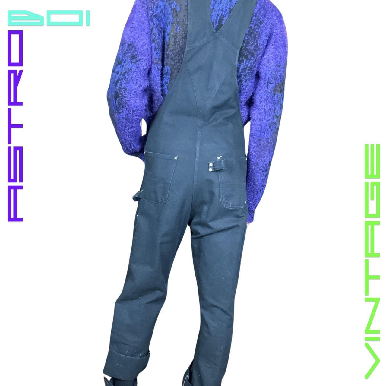 CARHARTT BLACK DOUBLE KNEE OVERALLS