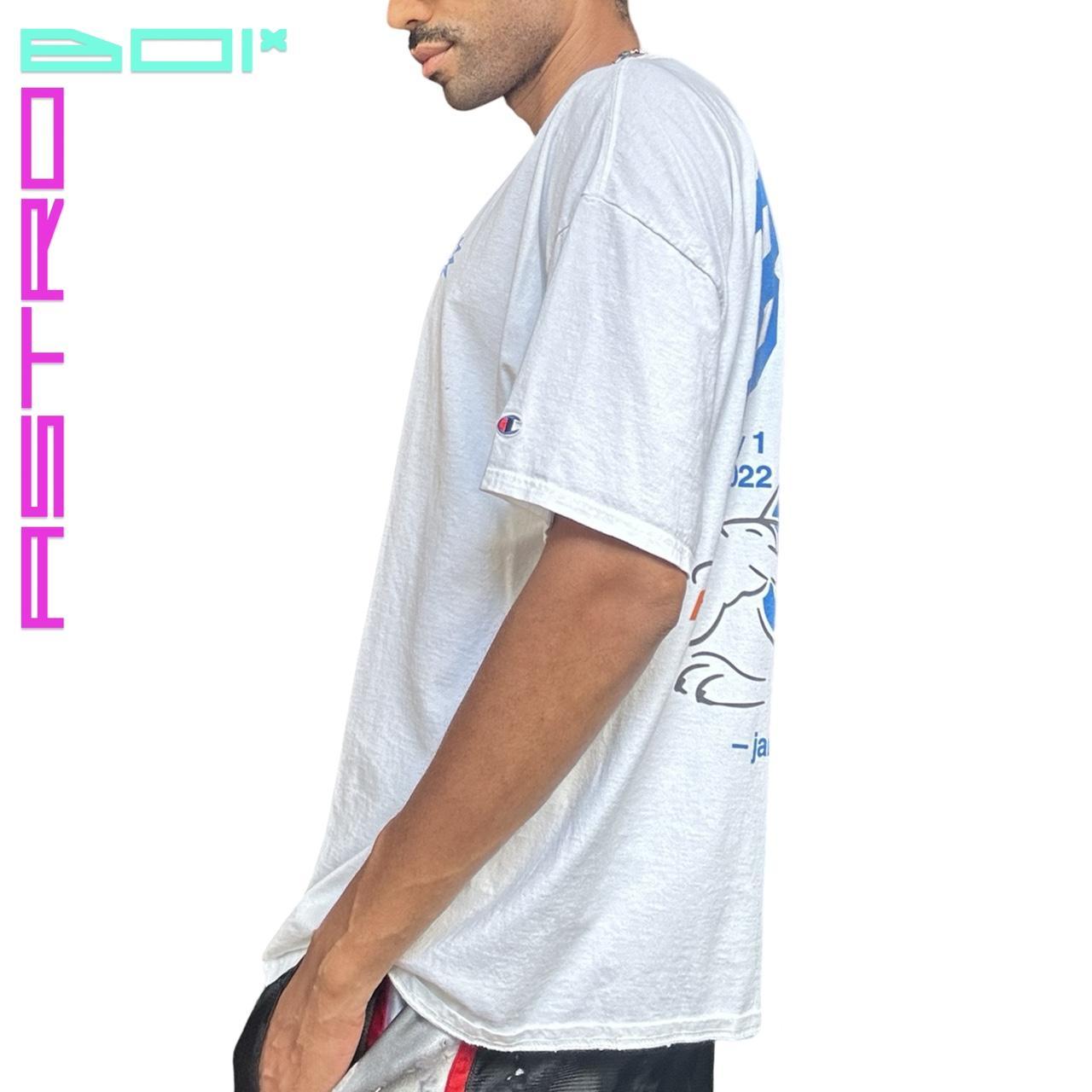 CHAMPION X VIRGIL ABLOH WHITE 'BKM' T-SHIRT _ XL