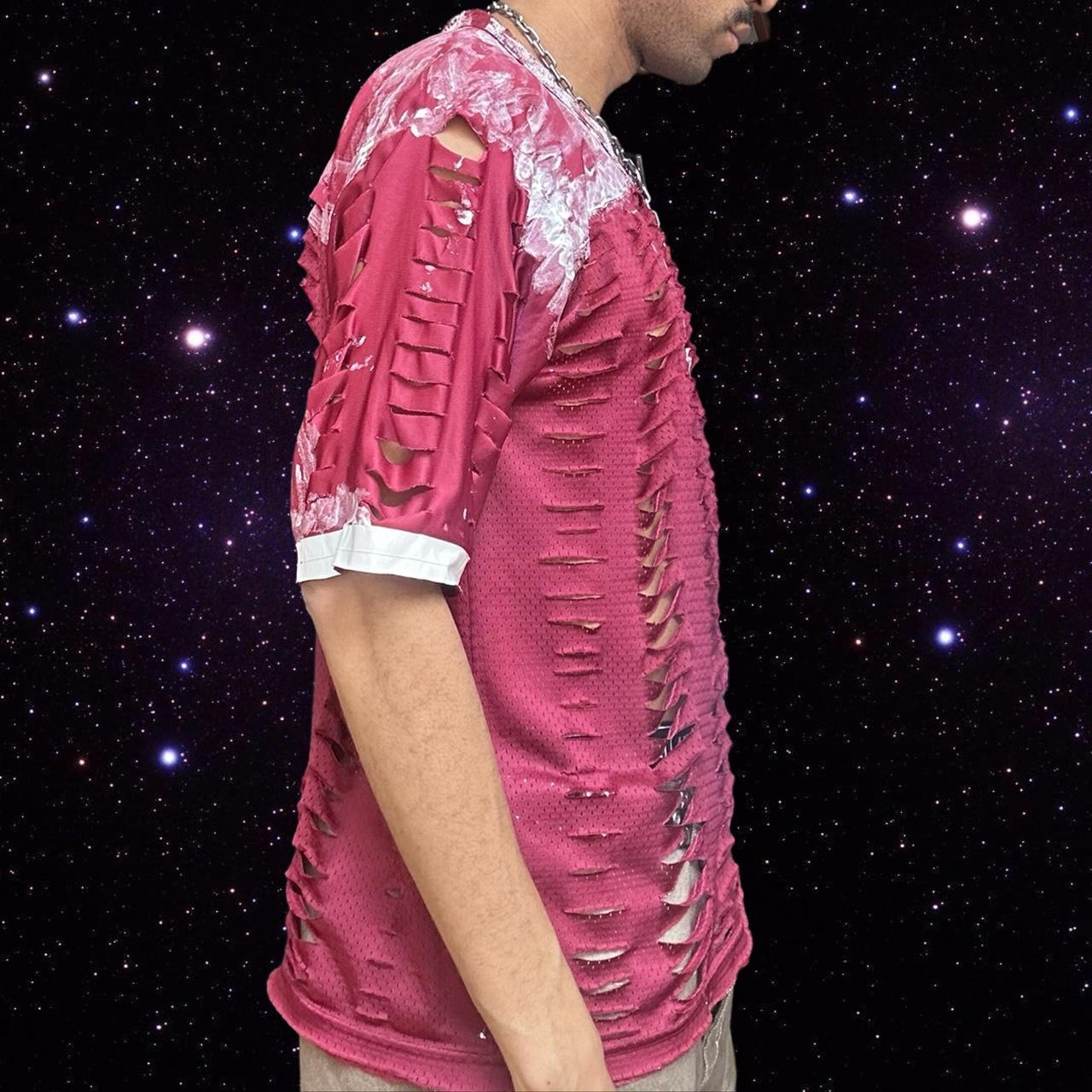 ASTROBOI* X Nike Maroon Mesh Painterly Jersey - right