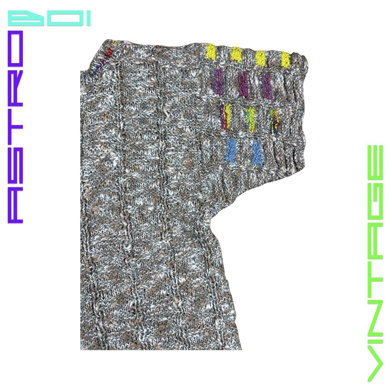 VINTAGE HAND-KNIT SHORT SLEEVE SWEATER