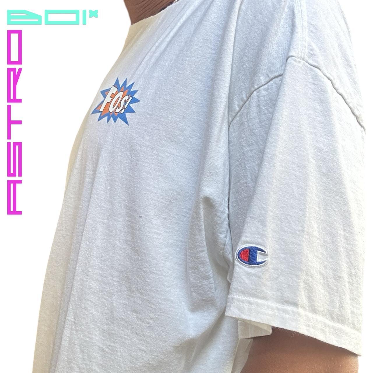 CHAMPION X VIRGIL ABLOH WHITE 'BKM' T-SHIRT _ XL