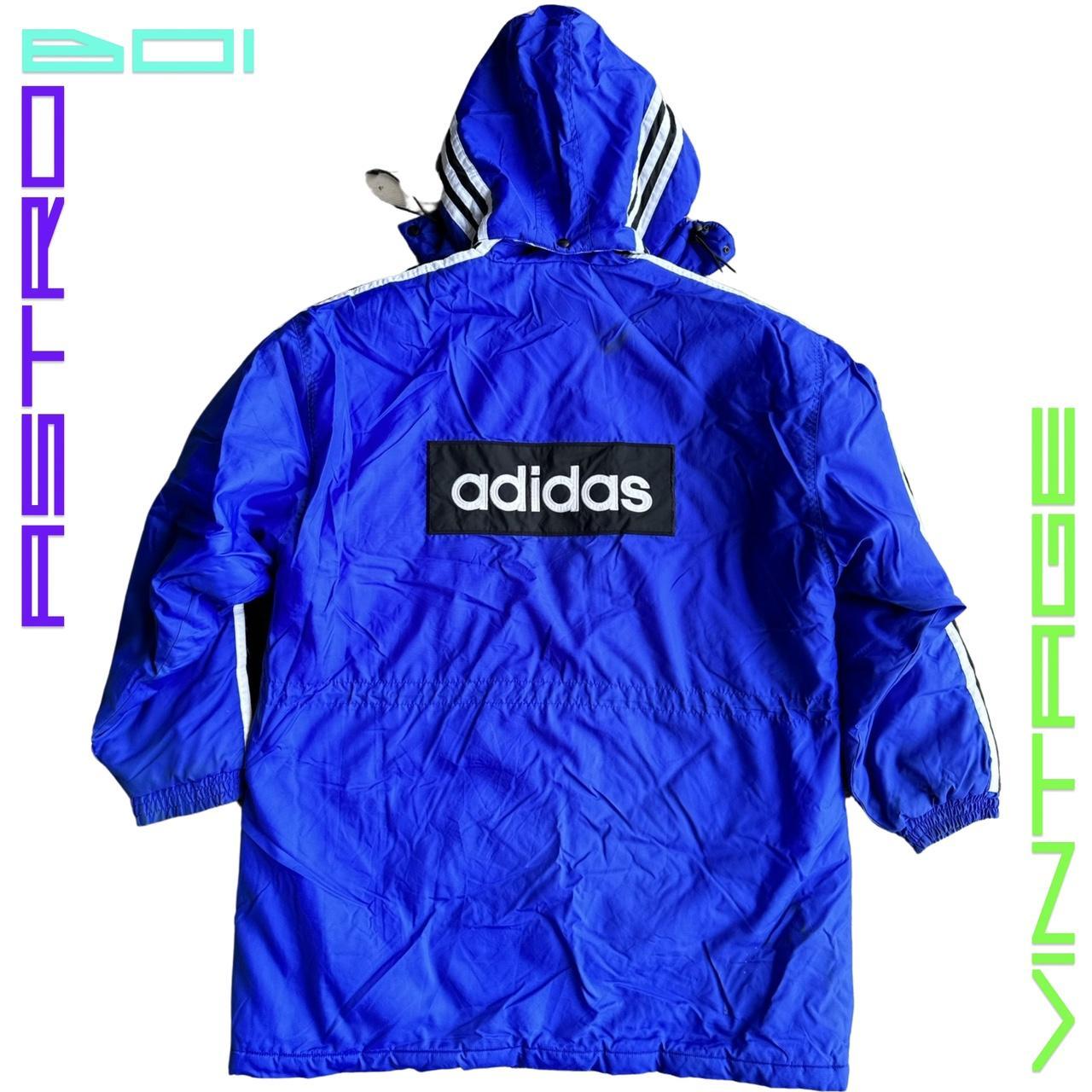 ADIDAS PUFFER DUFFLE COAT _ BLUE _ XXL