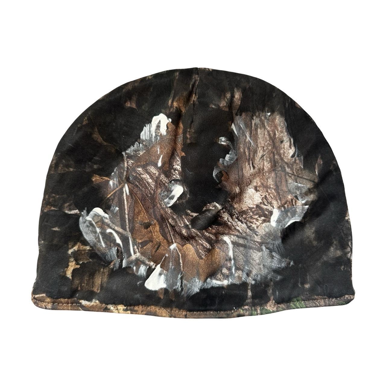 Mossy Oak 'Night Woods' Camouflage Poly Beanie - back