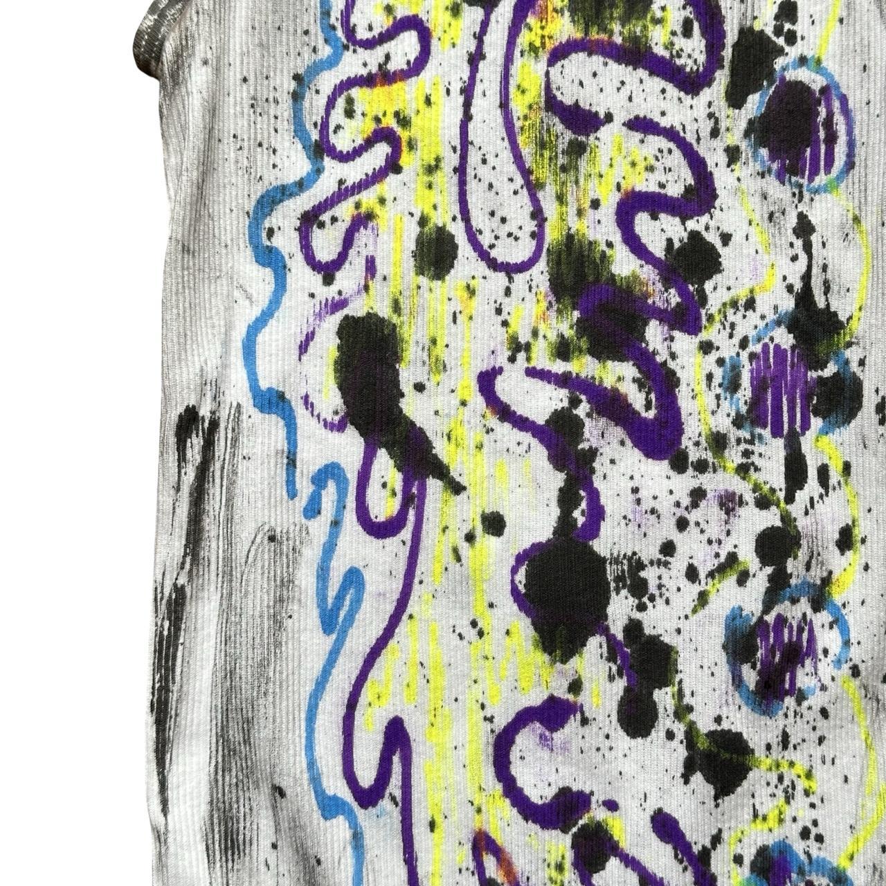 ASTROBOI* x Hanes 'Skies' White Graphic Print Tank Top - graphic